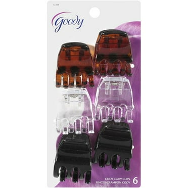 Scünci Effortless Beauty Jaw Clip 6cm Assorted, 4 CT