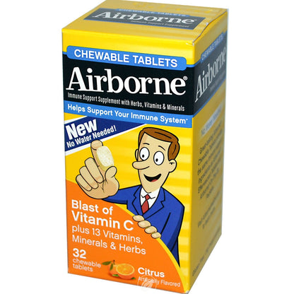 AIRBORNE TABLET GRAPFRUIT 10CT