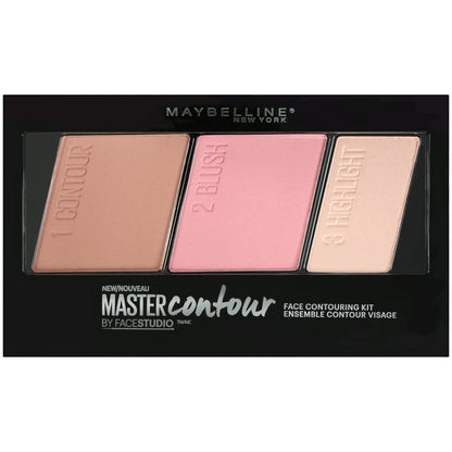 Maybelline Facestudio Master Contour Face Contouring Kit, Light to Medium, 0.35 oz.