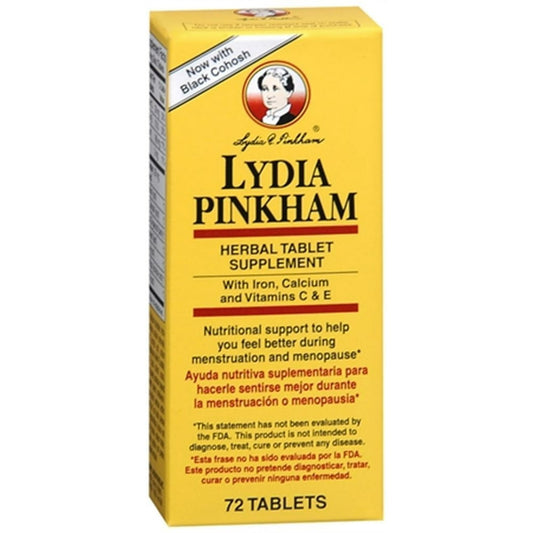 LYDIA PINKHAM HERBAL TB 75MG 72