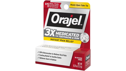 ORAJEL MEDICATED TOOTHACHE GEL .25 OZ