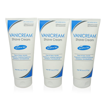 VANICREAM SHAVING CRM FOR SENS SKIN 6OZ