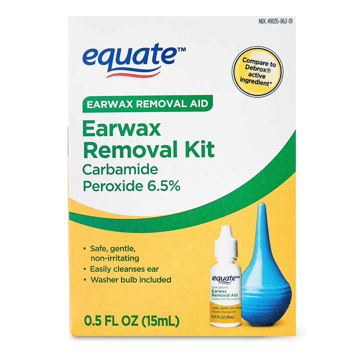 EARWAX REMOVAL 6.5% DRP 15 ML