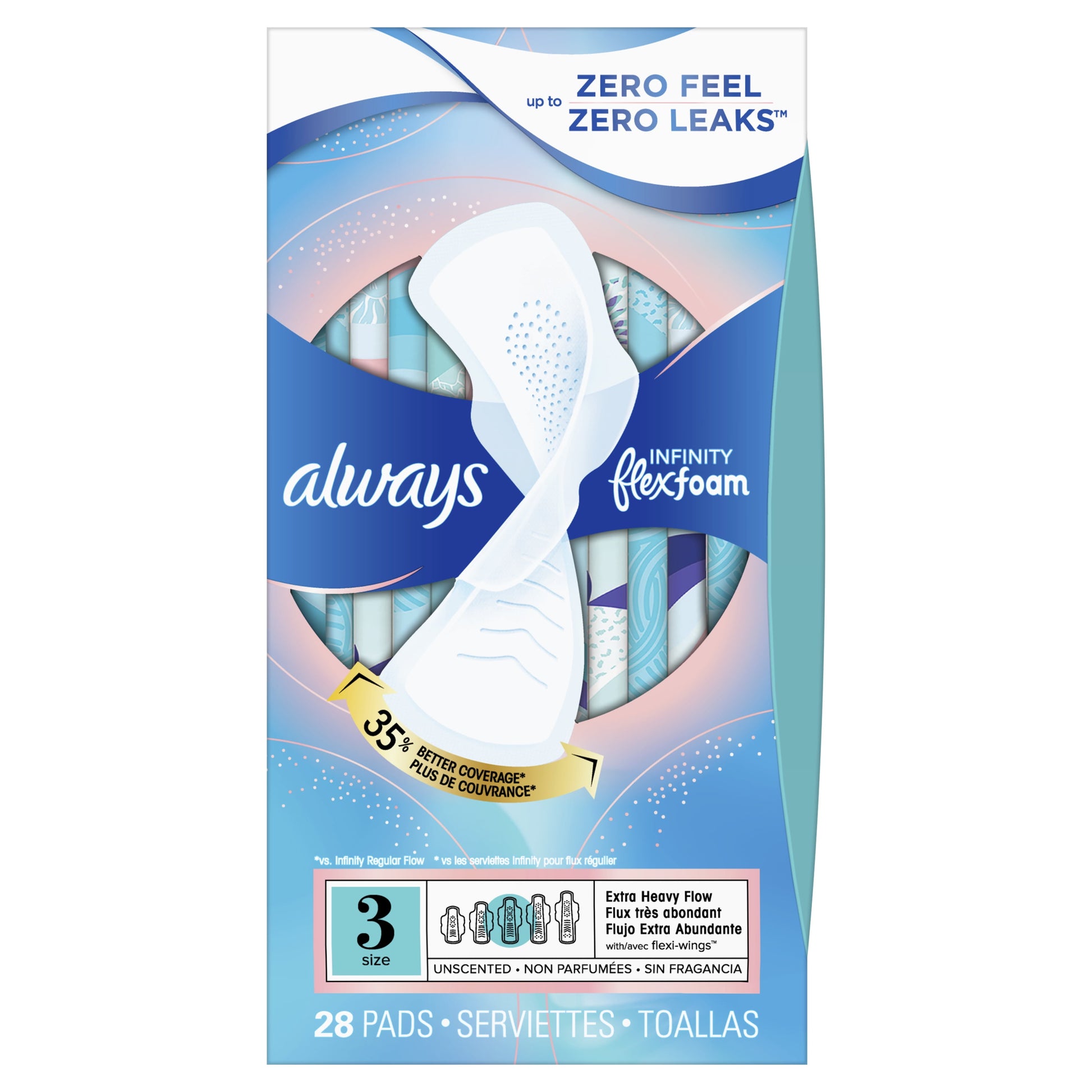 ALWAYS INFINITY FLXFM FLXW HVY PAD 12X16