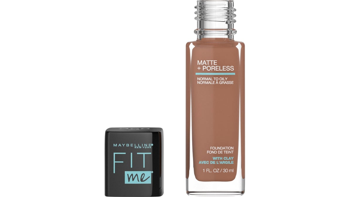 MAYBELLINE New York Fit Me Matte + Poreless Foundation Makeup, 360 Mocha, 1 oz