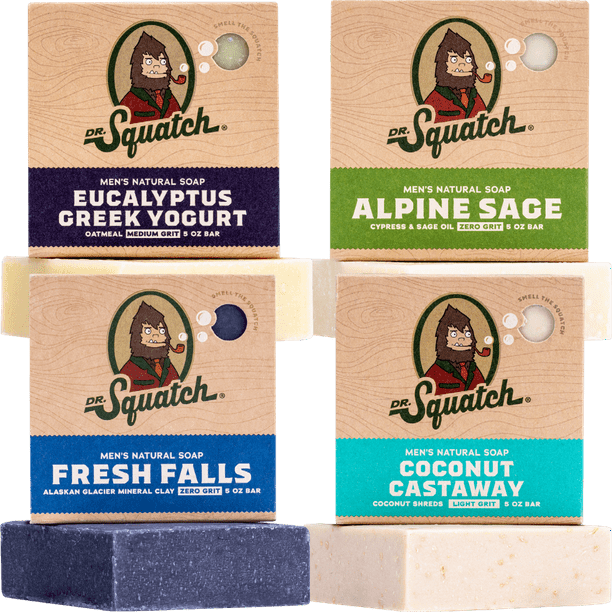 Dr. Squatch Mini Bar Soap - Coconut Castaway, 2.3 oz