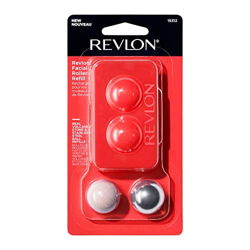 REVLON Facial Roller Refill Pack - Volcanic & Stainless Steel Stones