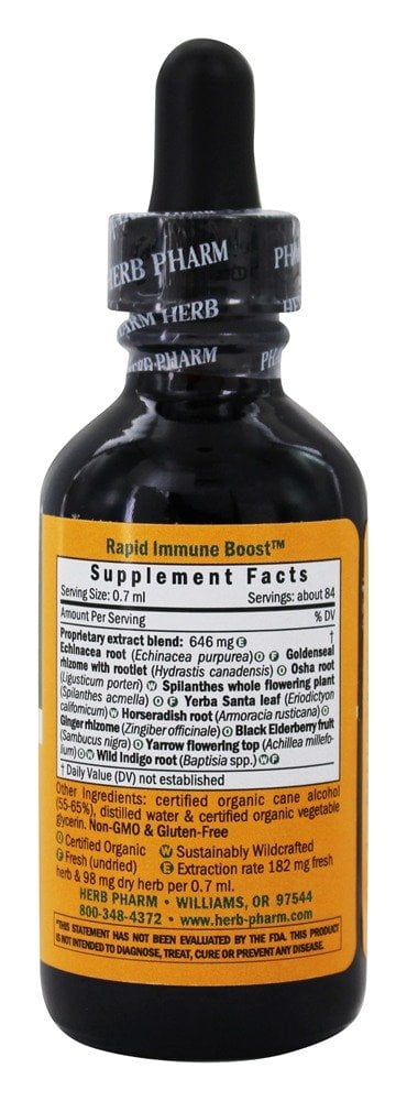 HERB PHARM RAPID IMMUNE BOOST