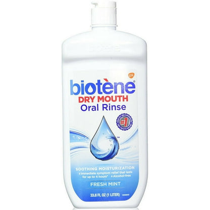 BIOTENE DRY MOUTH MW 33.8OZ M/MNT
