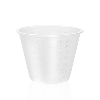 MEDICINE CUP 1OZ GRAD PLST 10