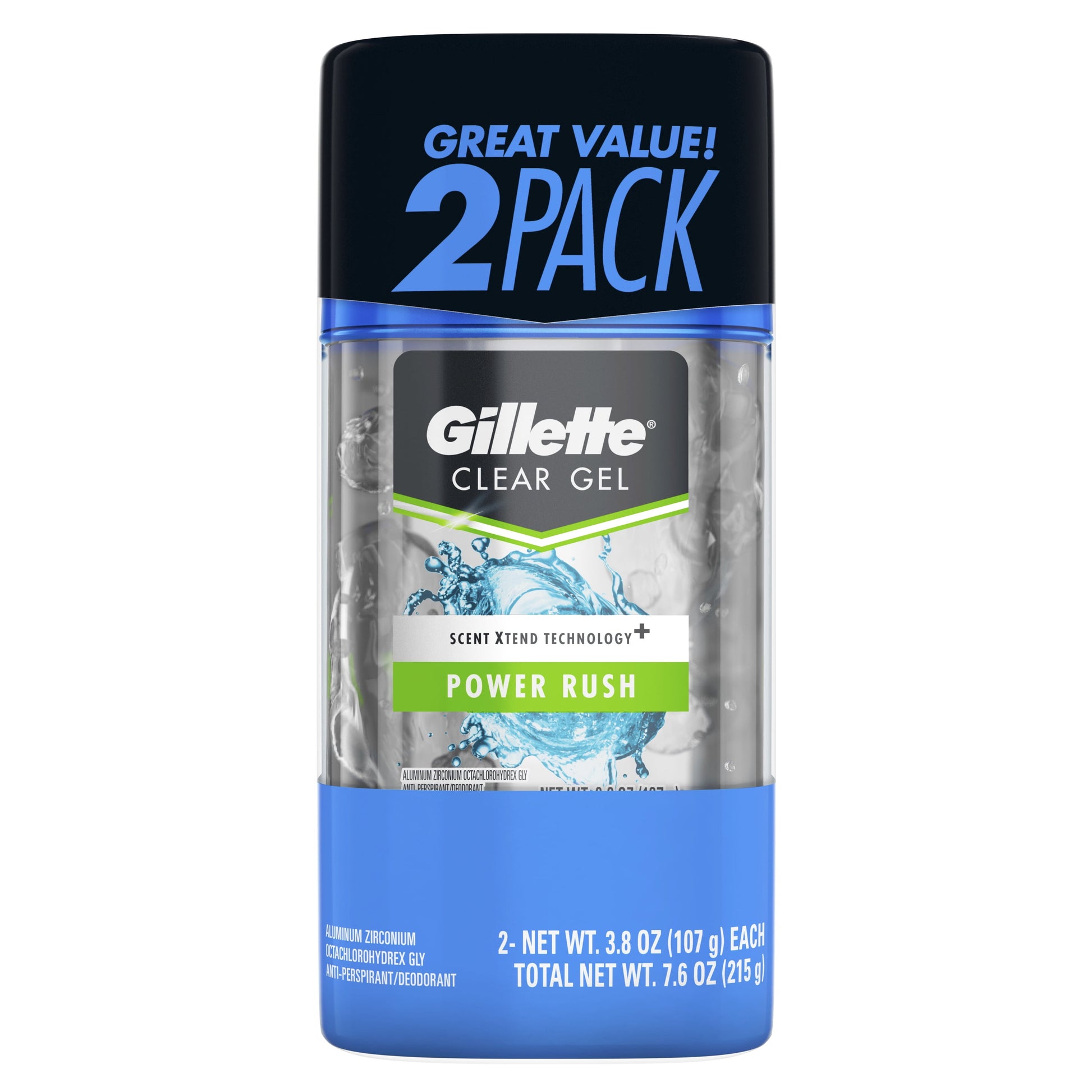 GILLETTE DEODRNT MEN RUSH  3.4Z