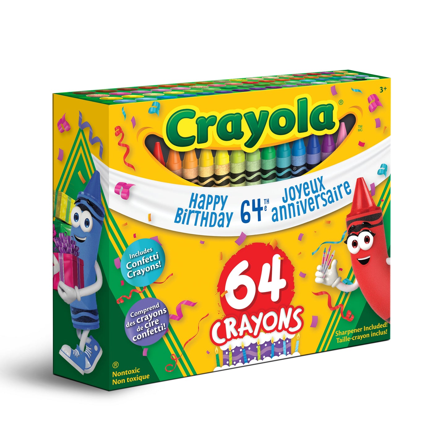 Crayola Classic Crayons, 64 count
