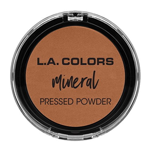 L.A. Colors Mineral Pressed Powder, Toasted Almond CMP380
