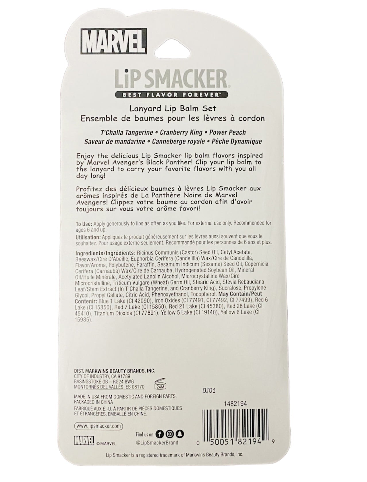 Lip Smacker Marvel Super Hero Lip Balm - Iron Man Billionaire Punch