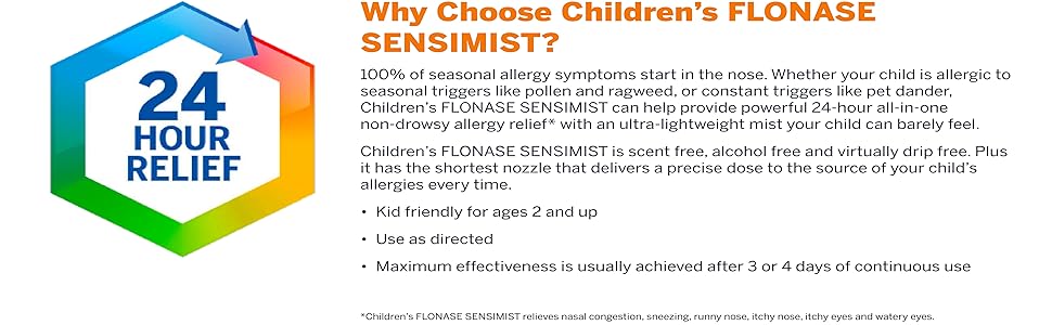 FLONASE SENSIMIST CHILD OTC 60 SPY 5.9ML