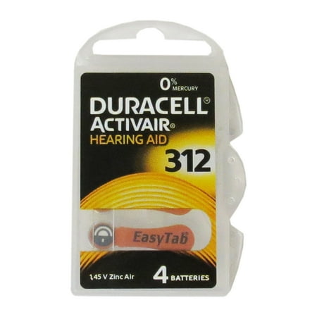 DURACELL HEARING AID 312 BAT 8CT