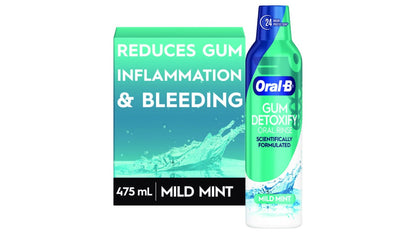 ORAL-B GUM DETOXIFY RINSE MINT LIQ 16OZ