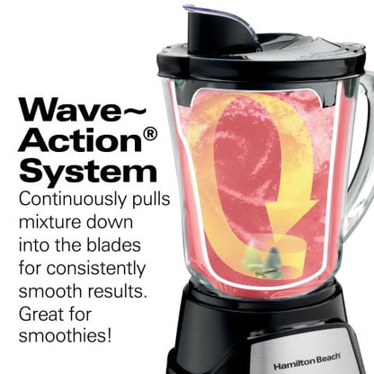 Hamilton Beach® Power Elite® Multi-Function Blender, BLACK, 58148