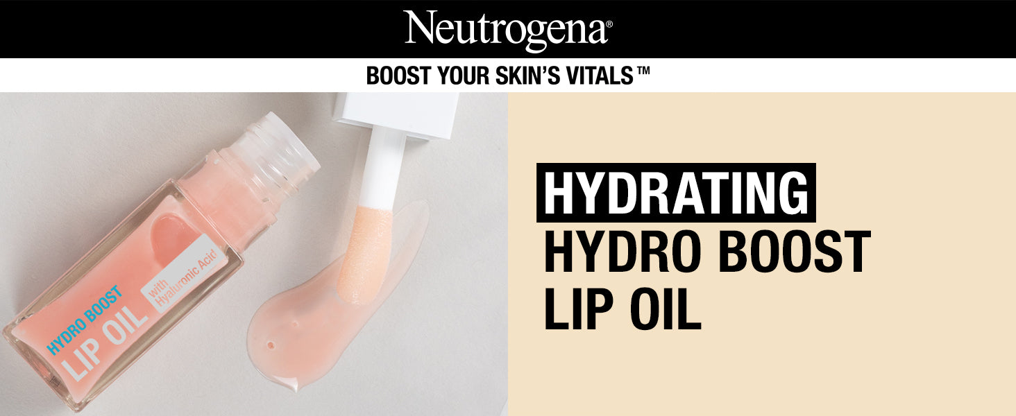 Neutrogena  Hydro Boost Lip Oil - Radiant Raspberry, 0.2 oz