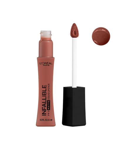 L'ORÉAL PARIS Infallible Matte Liquid Lipstick, 358 Cowboy, 0.21 fl oz
