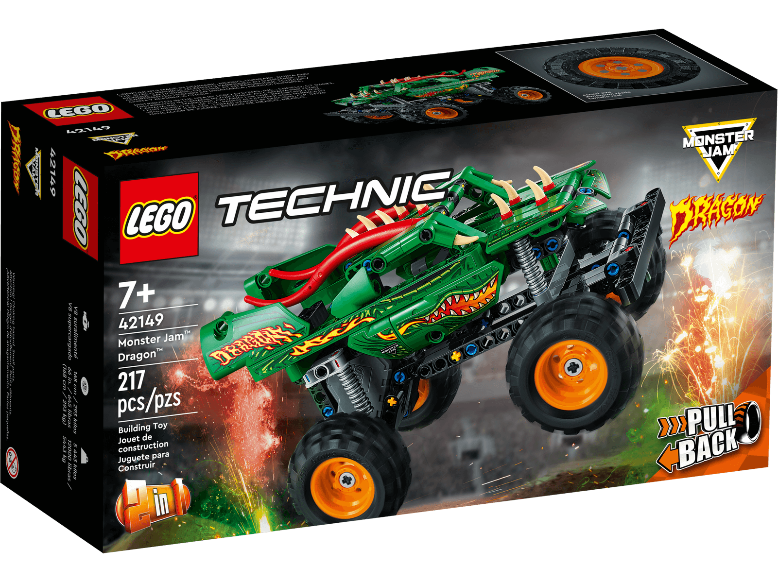 TECHNIC MONSTER JAM 244PC DSHP