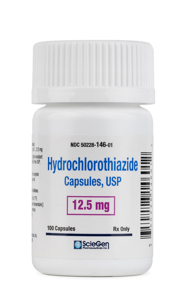 HYDROCHLOROTHIAZIDE CP 12.5MG 500