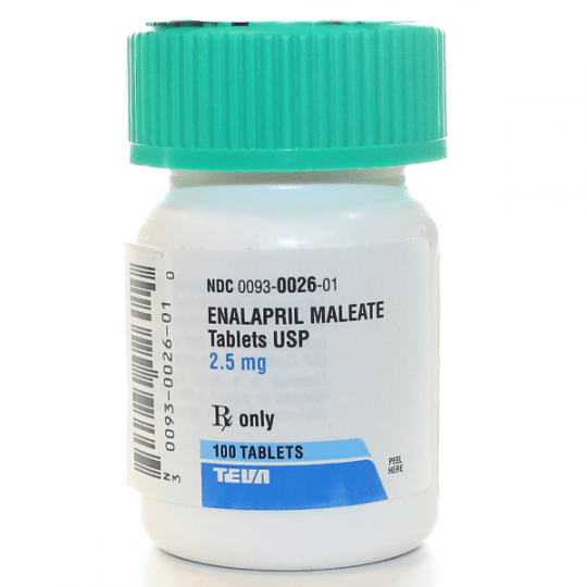 ENALAPRIL TB 2.5MG 100