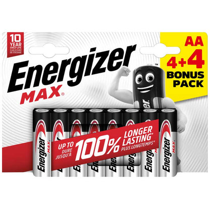 BATTERY ENG MAX AA 8 E91MP-8
