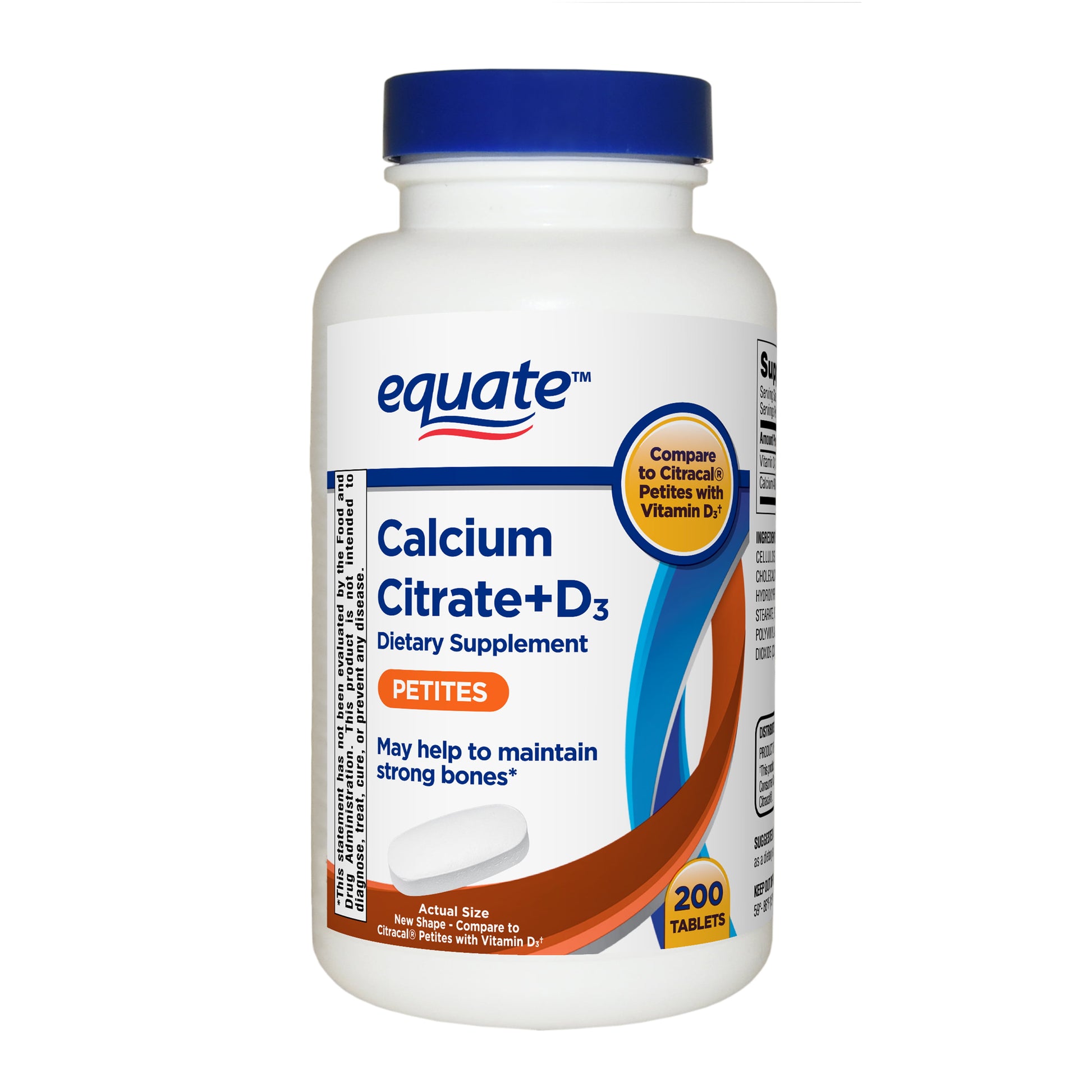 CALCET PETITE DUAL CALCIUM D3 TAB 100CT