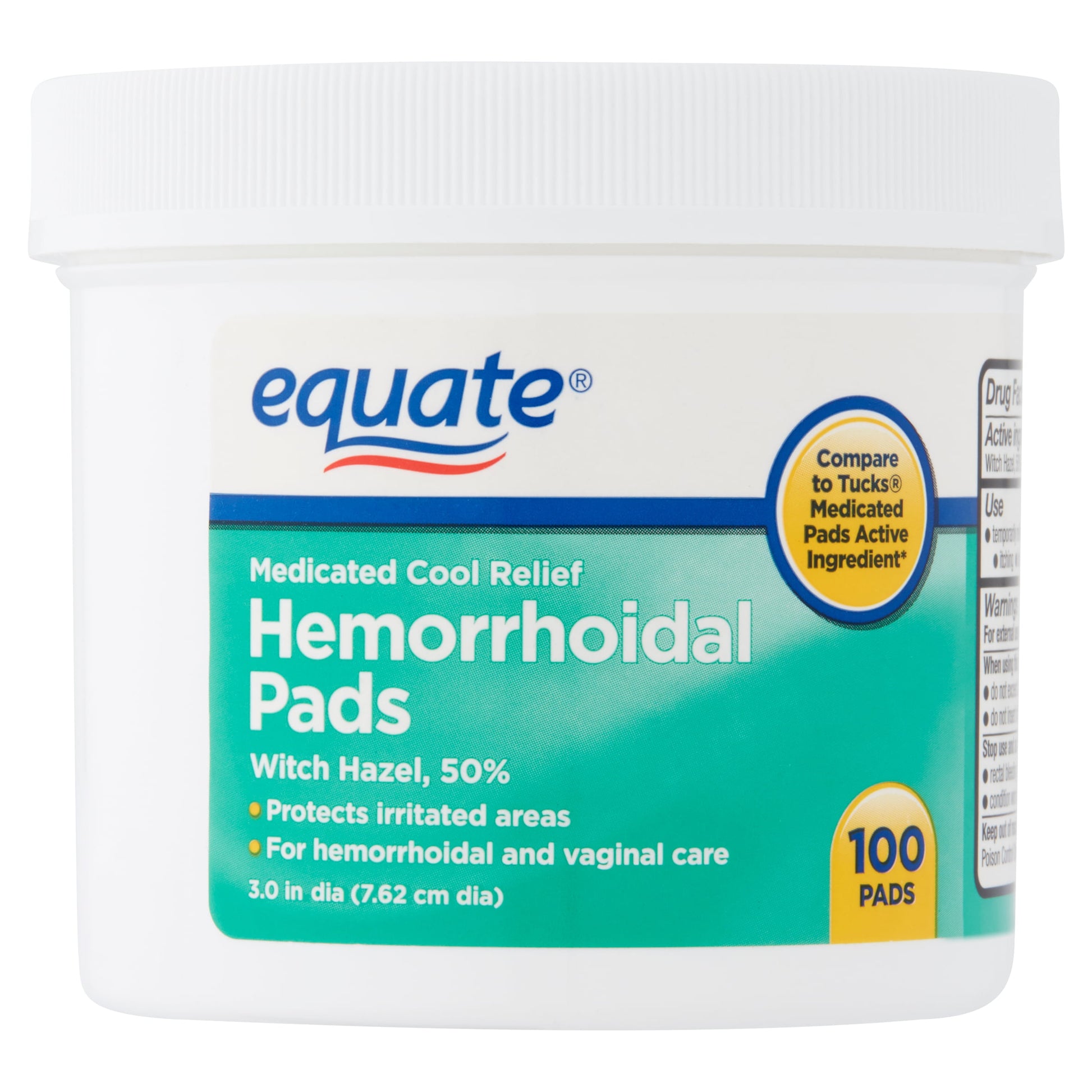 HEMORRHOIDAL HYGIENE PAD 100