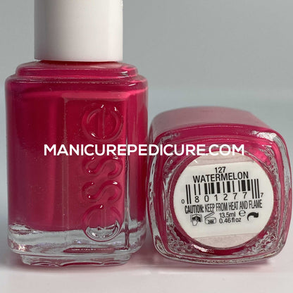 essie Salon-Quality Vegan Nail Polish, 127 Watermelon, 0.46 fl oz