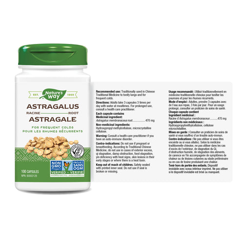 NATURE'S ANSWER ASTRAGALUS ROOT STNDRDZD