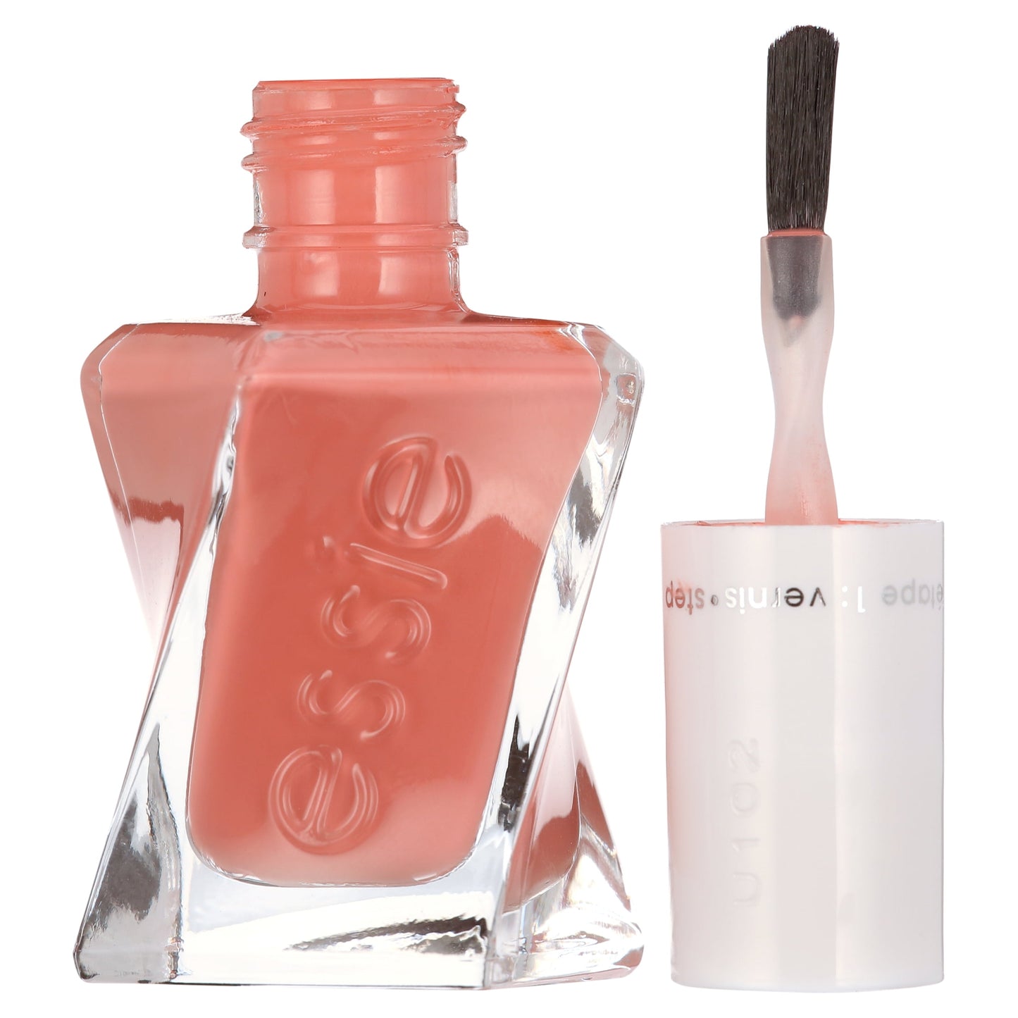 essie gel couture gel-like nail polish, vegan, blue, caviar bar, 0.46 fl oz