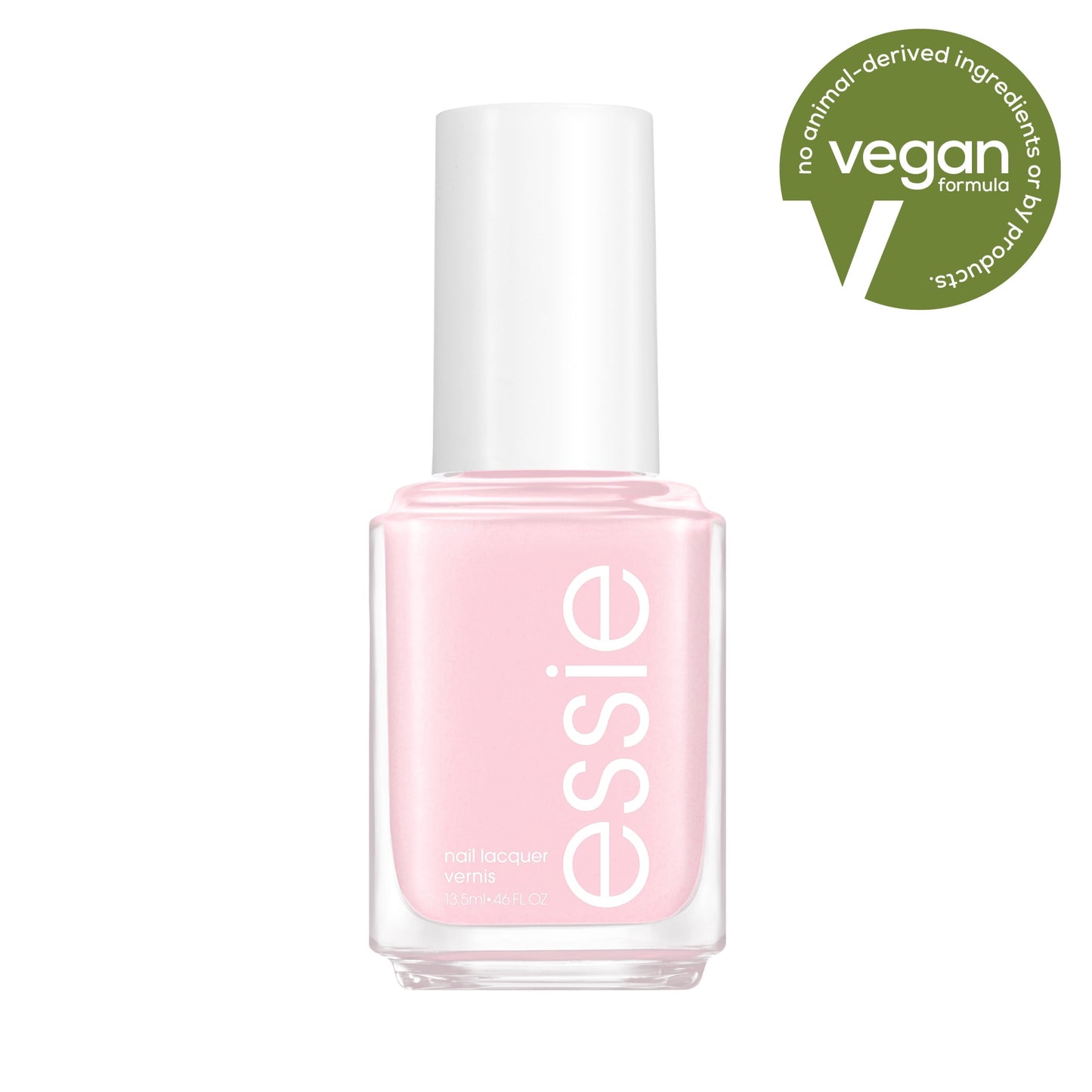 essie salon-quality nail polish, vegan, baby pink, Pillow Talk-The-Talk, 0.46 fl oz