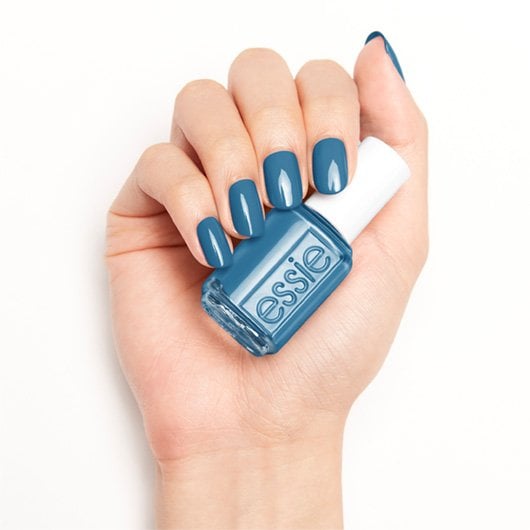 essie salon-quality nail polish, vegan, denim blue, Amuse Me, 0.46 fl oz