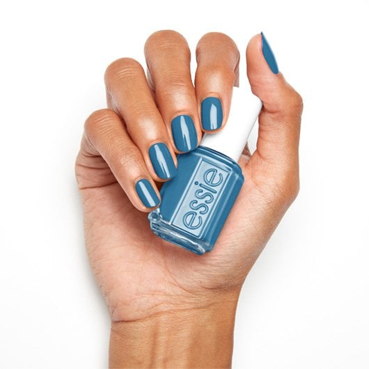 essie salon-quality nail polish, vegan, denim blue, Amuse Me, 0.46 fl oz