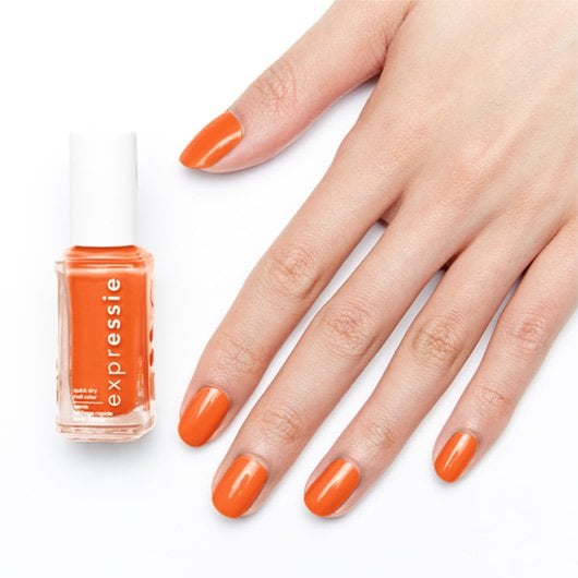 essie expressie quick dry nail polish, vegan formula, orange, Bearer Of Rad News, 0.33 fl oz