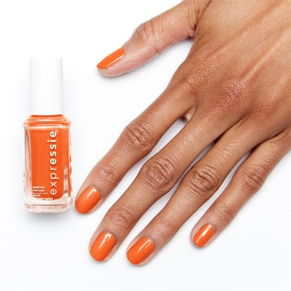 essie expressie quick dry nail polish, vegan formula, orange, Bearer Of Rad News, 0.33 fl oz
