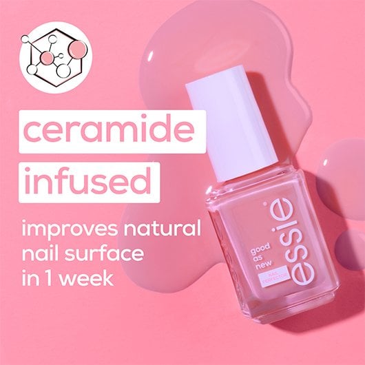 essie nail care, ceramide-infused treatment, vegan, good as new nail perfector, 0.46 fl oz