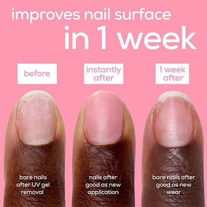 essie nail care, ceramide-infused treatment, vegan, good as new nail perfector, 0.46 fl oz