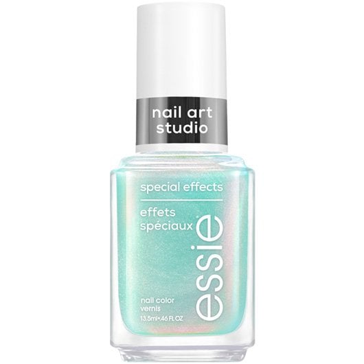 essie Nail Art Studio special effects nail polish, chrome, vegan, aqua, mystic marine, 0.46 fl oz