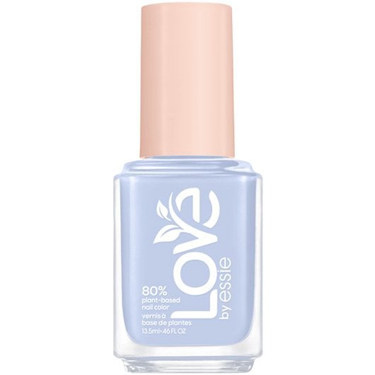LOVE by Essie 80 percent plant-based nail polish, vegan, blue, Putting Myself First, 0.46 fl oz