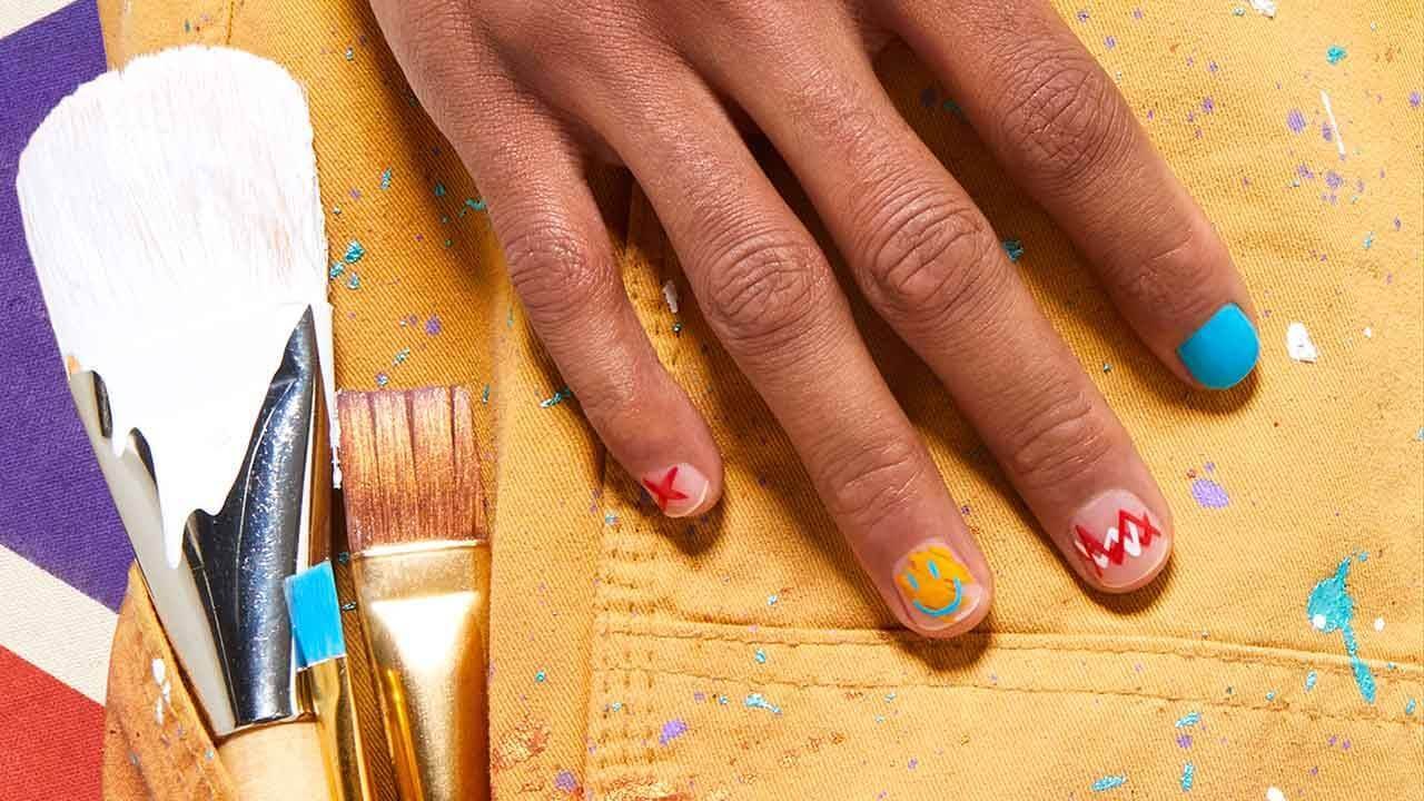 essie expressie quickdry nail polish, Word On The Street, yellow, Outside The Lines, 0.33 fl oz