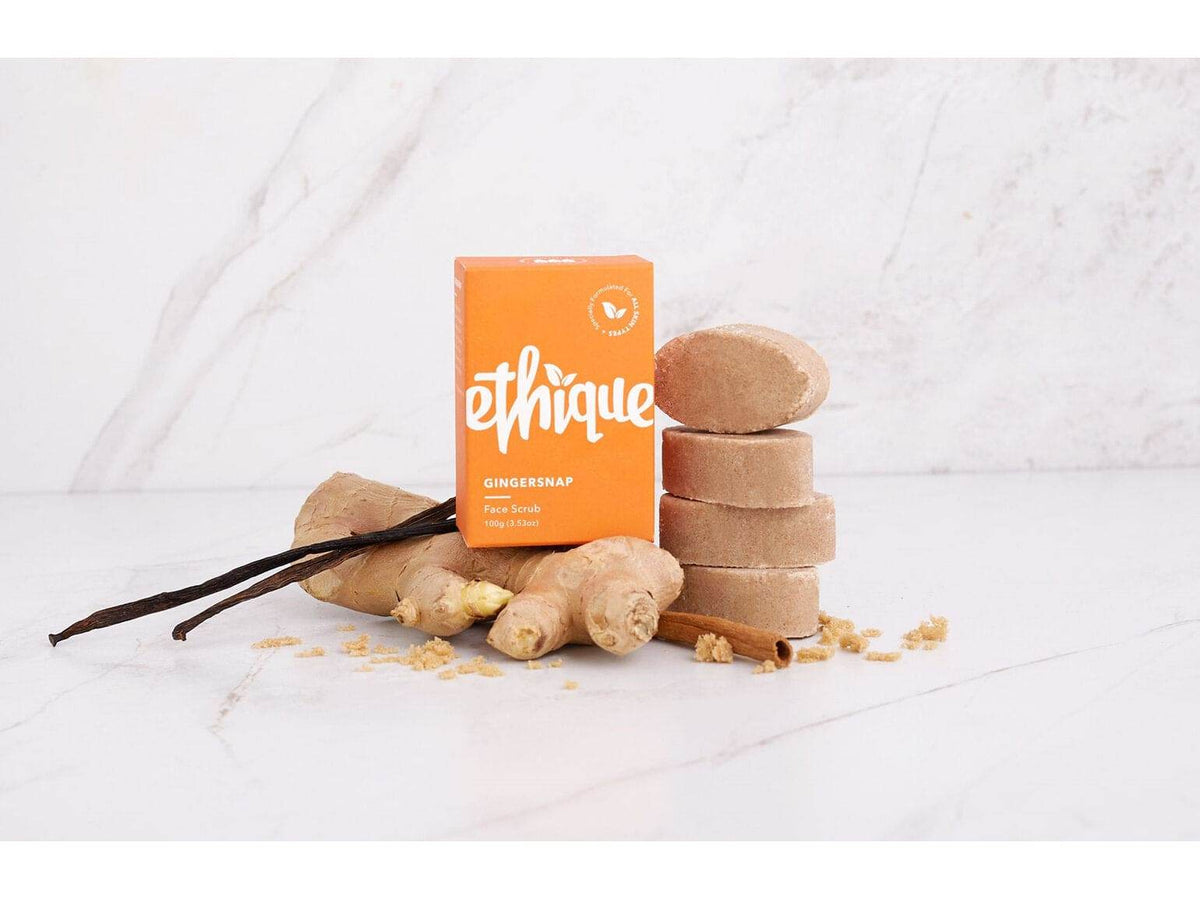 ETHIQUE FACE SCRUB,GINGERSNAP