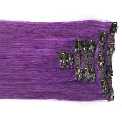 CALYPSO CLIP HAIR EXT 15  PURPL