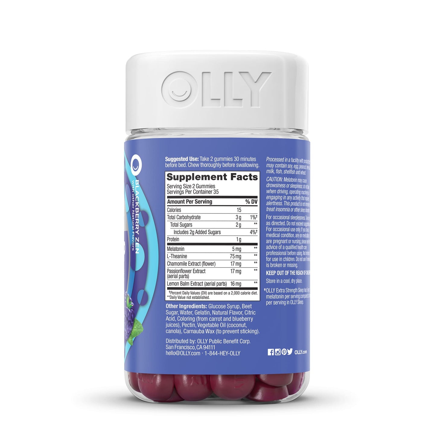 OLLY SLEEP,MUSCLE RECOVERY