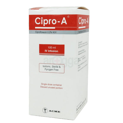 CIPRO PT 250MG/5ML 100ML