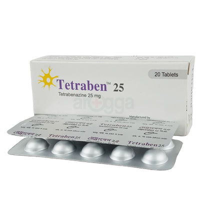 TETRABENAZINE TB 25MG 112