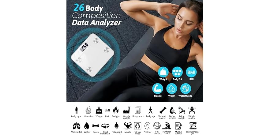 MOBI TOTAL BODY SMRT WEIGHT SCALE 8CT DS