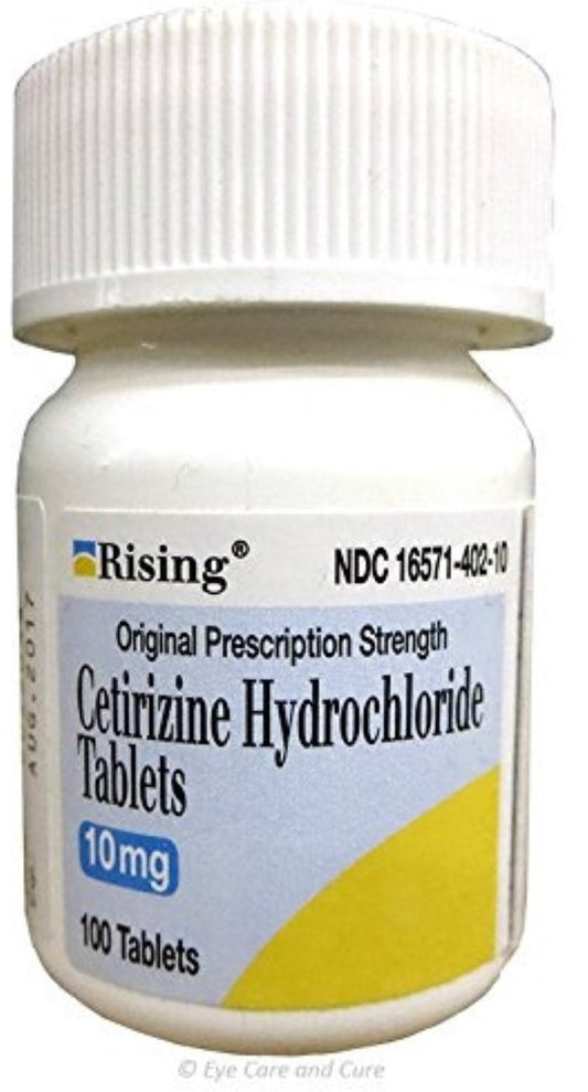 CETIRIZINE 10MG TABLET 100CT PACK PHARMA
